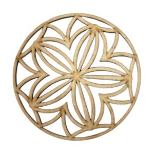 Mandala 10cms 3mm espesor Modelo 03