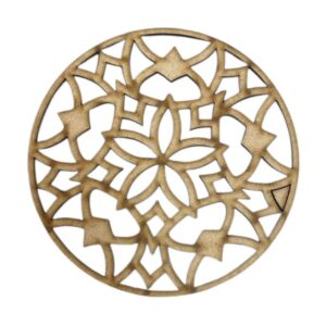 Mandala 10cms 3mm espesor Modelo 04