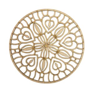 Mandala 10cms 3mm espesor Modelo 08