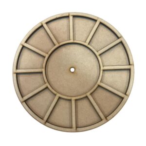 Reloj 20cms 2 piezas base y separador