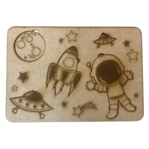 Puzzle para pintar Astronauta 14.5x21cms