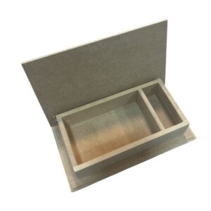 Caja para naipes con Tapa MDF 10x18cms