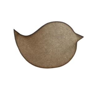 Pajarito de MDF 9mm espesor 6cms