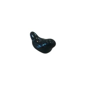 Pajarito de Ceramica con perforacion Negro 4cms largo