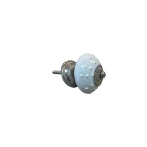 Tirador de Ceramica y metal con tornillo y tuerca Grande