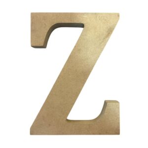 Letra Z en MDF 2cms x 15cms