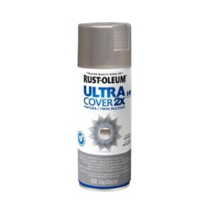 Aerosol Rust Oleum Ultra Cover 2X Aluminio Metalico 340grs