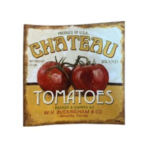 Lamina Adhesiva en Color 15x15cms Chateau Tomate