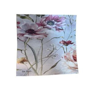 Lamina Adhesiva en Color 10x10cms Flores