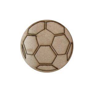 Pelota de Futbol MDF 9cms alto