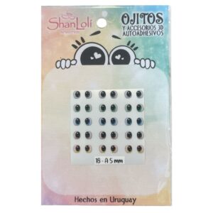 Ojitos realistas para Muñecos Modelo A18 5MM