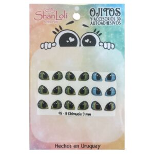 Ojitos realistas para Muñecos Modelo Chimuelo 9MM