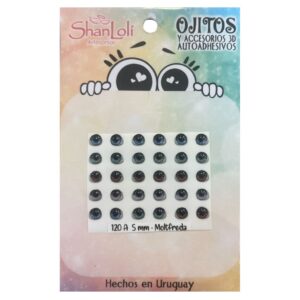 Ojitos realistas para Muñecos Modelo A120 5MM Moltfreda