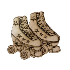 Patines MDF Grabado 10cms alto