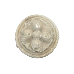 Tirador de Resina Grande 4cms de alto Con agujero para tornillo Modelo Roseta