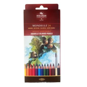 Lapices de color Acuarelables X 24 mas pincel Koh I Noor