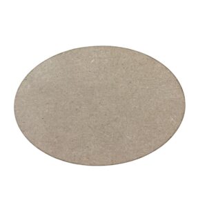 Base Ovalada en MDF  4cms x 5,5cms 3mm espesor