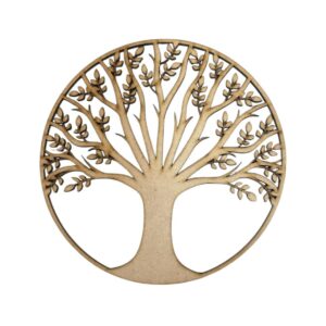 Arbol de la vida en MDF 20 cms 5mm espesor