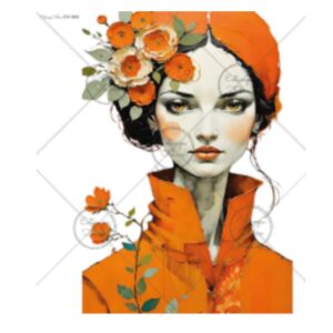 Transfer color - 30x33cms Estampa Felicce 1002