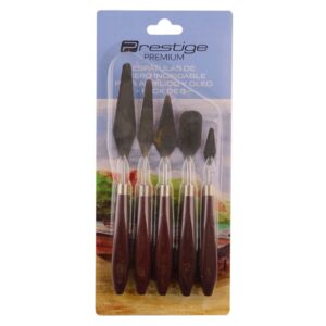 Juego de Espátulas metálicas 5 modelos Prestige