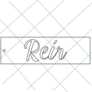 Stencil 6 x 20cms Multiarte 010 Reir