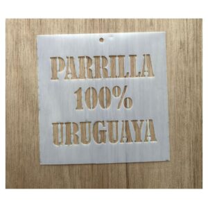 Stencil 15x15cms Multiarte 011 Parrilla