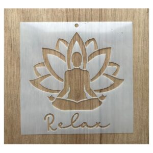 Stencil 15x15cms Multiarte 014 Loto Relax