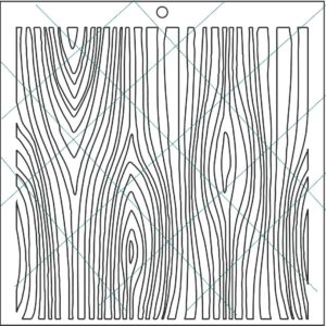 Stencil 15x15cms Multiarte 016 Veta de Madera