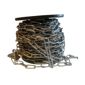 Cadena de metal Plateada Eslabones 3x1.5cms