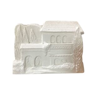 Casita de yeso 09x10cms