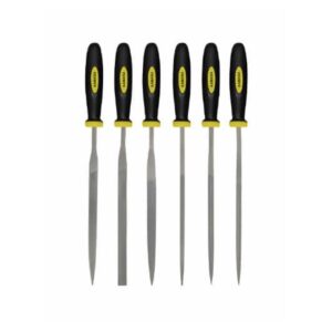 Juego de 6 Limas de Acero y mango de plástico Kamasa