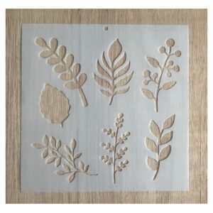 Stencil 20x20cms Multiarte 004 Hojas