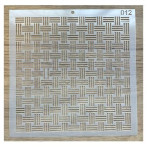 Stencil 20x20cms Multiarte 012 Patron mimbre