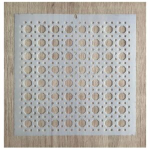 Stencil 20x20cms Multiarte 014 Patron mimbre