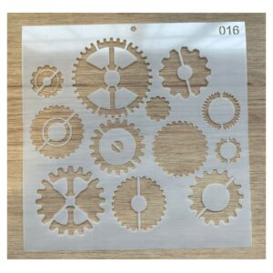 Stencil 20x20cms Multiarte 016 Industrial