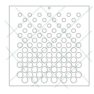 Stencil 20x20cms Multiarte 018 Puntos