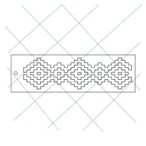 Stencil 6 x 20cms Multiarte 019 Guarda Pampa
