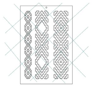 Stencil 20x30cms Multiarte 023 Guarda Pampa