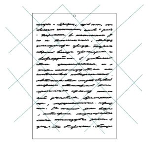 Stencil 20x30cms Multiarte 024 Escritura