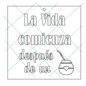 Stencil 15x15cms Multiarte 023 Mate