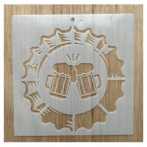 Stencil 15x15cms Multiarte 024 Cerveza