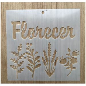 Stencil 15x15cms Multiarte 025 Florecer