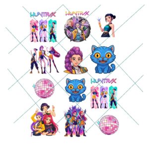 Transfer color - 20x25cms TP-KPOP