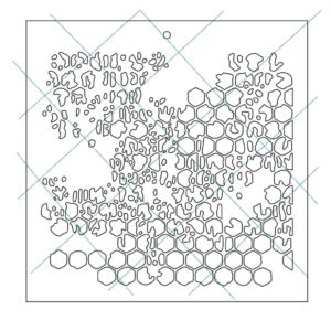 Stencil 20x20cms Multiarte 024 Fondo