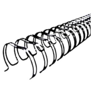 Espiral de alambre para encuadernar 7/8" 22mm A4 Negro Ibi Craft