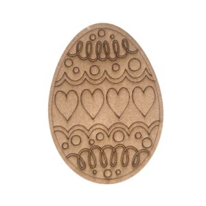Huevo de Pascua Grabado laser 12x8.5cms