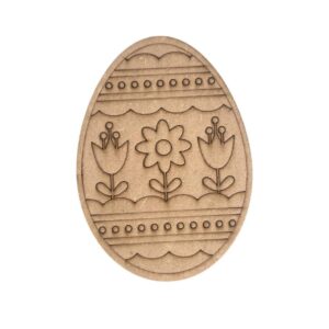 Huevo de Pascua Grabado laser 12x8.5cms