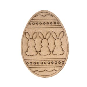 Huevo de Pascua Grabado laser 12x8.5cms
