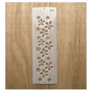 Stencil 8 x 25cms Multiarte 005 Guarda Flores