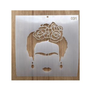 Stencil 15x15cms Multiarte 031 Frida Kahlo